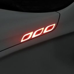 Autocollants décoratifs anti-collision pour voiture motif en fibre de carbone bord d'aération de