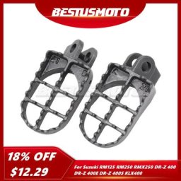 Repose-pieds de motocross pour Kawasaki KLX 400 500 KLX400R KX500 Suzuki Quoi qu'il en soit 125 250