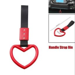 Corde de remorquage en forme de cœur Nylon haute résistance pour remorque de voiture de course