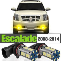 Accessoires de lampe antibrouillard pour Cadillac Escalade 2x LED 2008 2014 2009 2010 2011 2012
