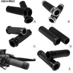 Poignées de Guidon de Moto CNC 1 en effet 25mm pour Harley Sportster XL 883 1200 Touring ocia
