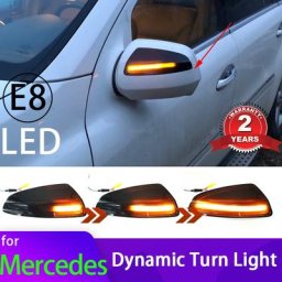 Dynamique LED Clignotant Rétroviseur Indicateur Clignotant Pour Mercedes Benz Classe C W204 S204