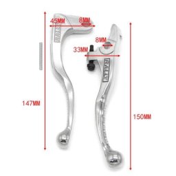 Leviers d'embrayage de frein de moto pour DR-Z400 DR-Z250 Suzuki DR250 DR350 (DR350S DR350SE) TSR125