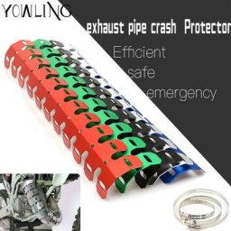Protecteur de jambe de tuyau de silencieux d'accès de moto couvercle de bouclier thermique pour