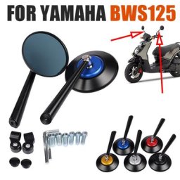 Rétroviseurs Latéraux Anti-absorbe ouissement en Aluminium HD Accessoires de Moto Pièces de