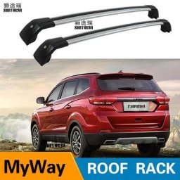 SHITURUI-barres de toit en alliage d'aluminium | 2 pièces pour LIFAN MyWay 2017 + 2018 2019 barres