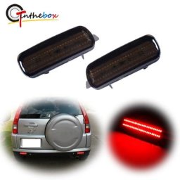 Gtinthebox – réflecteurs de pare-chocs arrière de voiture à LED rouge feux arrière pour Honda 2002