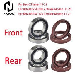 NICECNC – Kit de joints de roulement de roue avant et arrière pour Beta XTrainer 15-21 RR 250 300 2