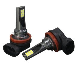 Phares antibrouillard de voiture super lumineux ampoule LED H8 H11 lampe H9 feux de jour