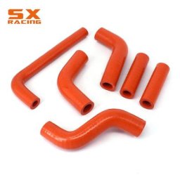 Tuyau d'Eau Orange en Silicone pour Moto KTM Produit de Refroidissement pour Modèles EXC400