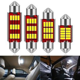 Ampoule LED de Festoon Canbus pour Golf 3 4 5 Passat 3C B6 B5 Polo 4 pièces C5W C10W 31mm 36mm