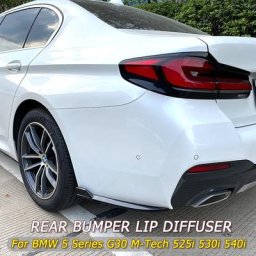 Lame de Pare-Choc Arrière en Fibre de Carbone pour BMW Série 5 G30 M-Module 525i 530i 540i 2017-2022