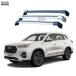Barres de toit latérales en alliage d'aluminium 2 pièces pour Skoda Enyaq 5dr SUV 2020 + SUV 4