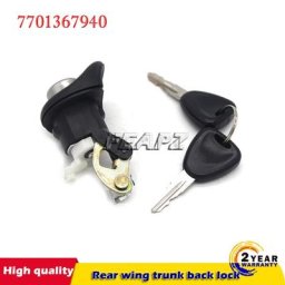 Serrure de coffre arrière avec deux Ellys pour DACIA LOGAN 04-06 SANDERO 08-16 7701367940