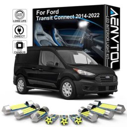 AENVTOL-Lampe LED intérieure Canbus accessoires pour Ford ATIC allergique Minivan 2014 2015