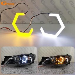 Pour Mazda 3 Mazda3 BK BL Vitesse Mazdaspeed Ultra Lumineux Switchback Jour Clignotant Coton Hex LED