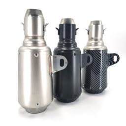 Tuyau d'échappement universel pour moto silencieux à enfiler 36-51mm compatible avec Yamaha 07