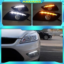 Clignotant LED étanche feux diurnes DRL pour Ford Focus berline 2009-2013 antibrouillard
