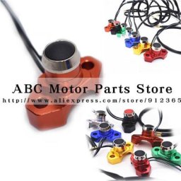 Joli d'arrêt CNC pour moto tout-terrain bouton d'arrêt Pit Bike Endflats Smile Moto MX