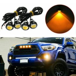Capot de pare-chocs de calandre avant de voiture lumière LED ambre style Ford SUV Raptor