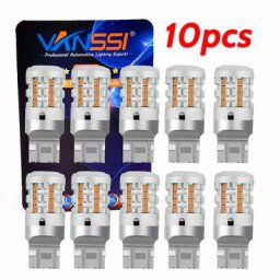 Ampoules de clignotants LED Canbus anti-hyper flash ambre jaune T20 7440 WY21W PY21W 15s
