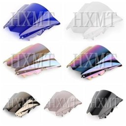 Pare-brise de moto noir pour Yamaha YZF R25 R3 pare-brise double bulle R 25 3 2013 2014 2015