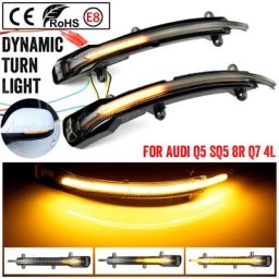 Clignotant dynamique à LED pour Audi Q5 SQ5 8R Q7 4L 2008-2017 indicateur de rétroviseur latéral