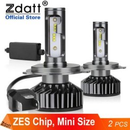 Zdatt ampoules de phares H7 Led Canbus Super 30000Lm H1 H8 H9 H11 H4 glace 12V 100W 6000K
