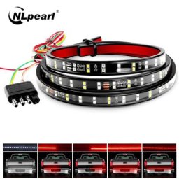 NLpearl – feu arrière LED pour camion 49 ""60"" bande lumineuse rouge feu de stop clignotant feu
