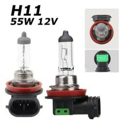 Phares de voiture halogènes H11 2 ampoules de conduite phares au xénon Super brillants 55W 12V