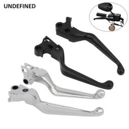 Leviers de frein et d'embrayage chromés noirs pour Harley Sportster XL 883 1200 96-2003 Touring