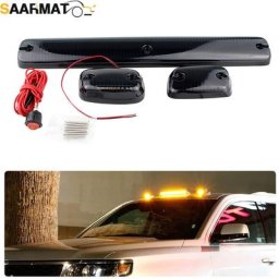Feux de sécurité de toit à LED lampe d'avertissement ambre pour Chevy Silverado GMC Sierra pick-up