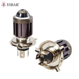 Ampoules LED H4 BA20D pour Moto Lumière de Sauna Faisceau Hi/Lo Document Touristique Accessoires