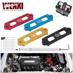 Kit de Maintien de Batterie avec Crochets en Acier Inoxydable pour Honda Civic / CRX S2000 pour