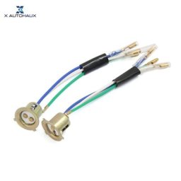 X Autohaux-Adaptateur de support de douille de lampe frontale 3 fils convient pour CG125 JH70