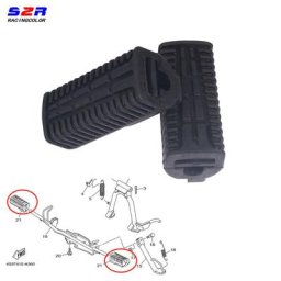 Repose-pieds en caoutchouc pour YAMAHA Crysilice R T110 C8 T110C LYM110-2 4S9-F7413-00