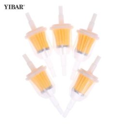 Filtre à essence en ligne 6mm-8mm 1/4 "" 5 pièces pour tondeuse à gazon petit moteur moto quatre