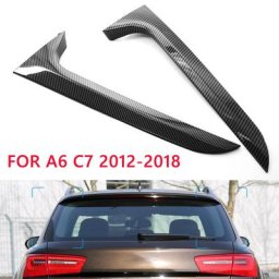 Becquet latéral de fenêtre arrière en plastique ABS pour Audi A6 C7 Allroad TDI Quattro 2012 –