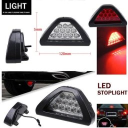 Enquêter de Signalisation d'Arrêt Universel à 12LED Troisième Feux de Freinage Arrière Triangle