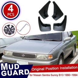 4 pièces garde-boue pour Nissan Sentra Sunny B13 1990 ~ 1994 accessoires garde-boue de voiture avant