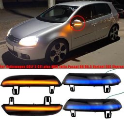 Clignotant ociamique LED pour Volkswagen GOLF5 GTI Plus MK5 Jetta Passat Gods B5.5 Variante EOS