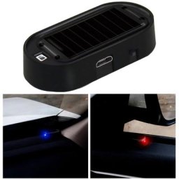 Fausse lumière de sécurité solaire pour voiture alarme DUNIAlarm sans fil iode antivol lampe