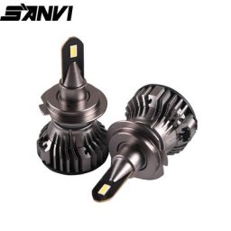 Phare LED en graphène pour voiture et moto éclairage automatique H1 H4 H7 H11 2019 9005