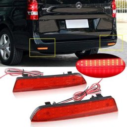Réflecteur de pare-chocs arrière à LED signal de frein arrière antibrouillard feux de conduite