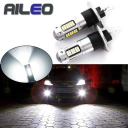 AILEO-Lampe LED antibrouillard pour voiture h1 buib 800LM puce 4014 Mercedes-Benz BMW Audi
