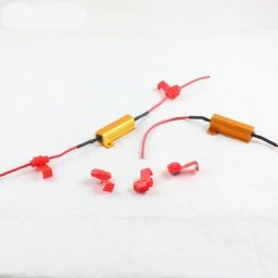 Résistance de charge 50W 6 ohm Led H1 H3 H4 H7 H8 H11 9005 9006 1156 1157 6 à 20 pièces fil de