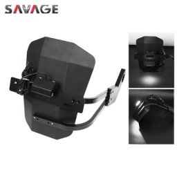 Support de plaque de planificateur de garde-boue arrière avec lumière LED garde-boue de moto