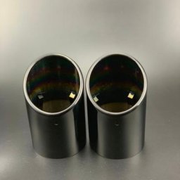 Embouts de Tuyau Arrière Droit en Acier Inoxydable pour Audi Q7 2007-2011 Accessoires de Voiture 1