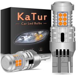 Ampoules LED Clignotants Canbus Sans Hyper Flash 7440 Ambre Jaune Blanc Rouge 2 Pièces T20