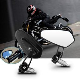 Rétroviseurs Universels de 7/8 Pouces soit 22 mm avec Poignées pour Moto Compatibles avec les Honda